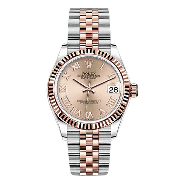 Rolex Oyster Perpetual Datejust 278271 Rorj 31Mm 18K Rose Gold And ...