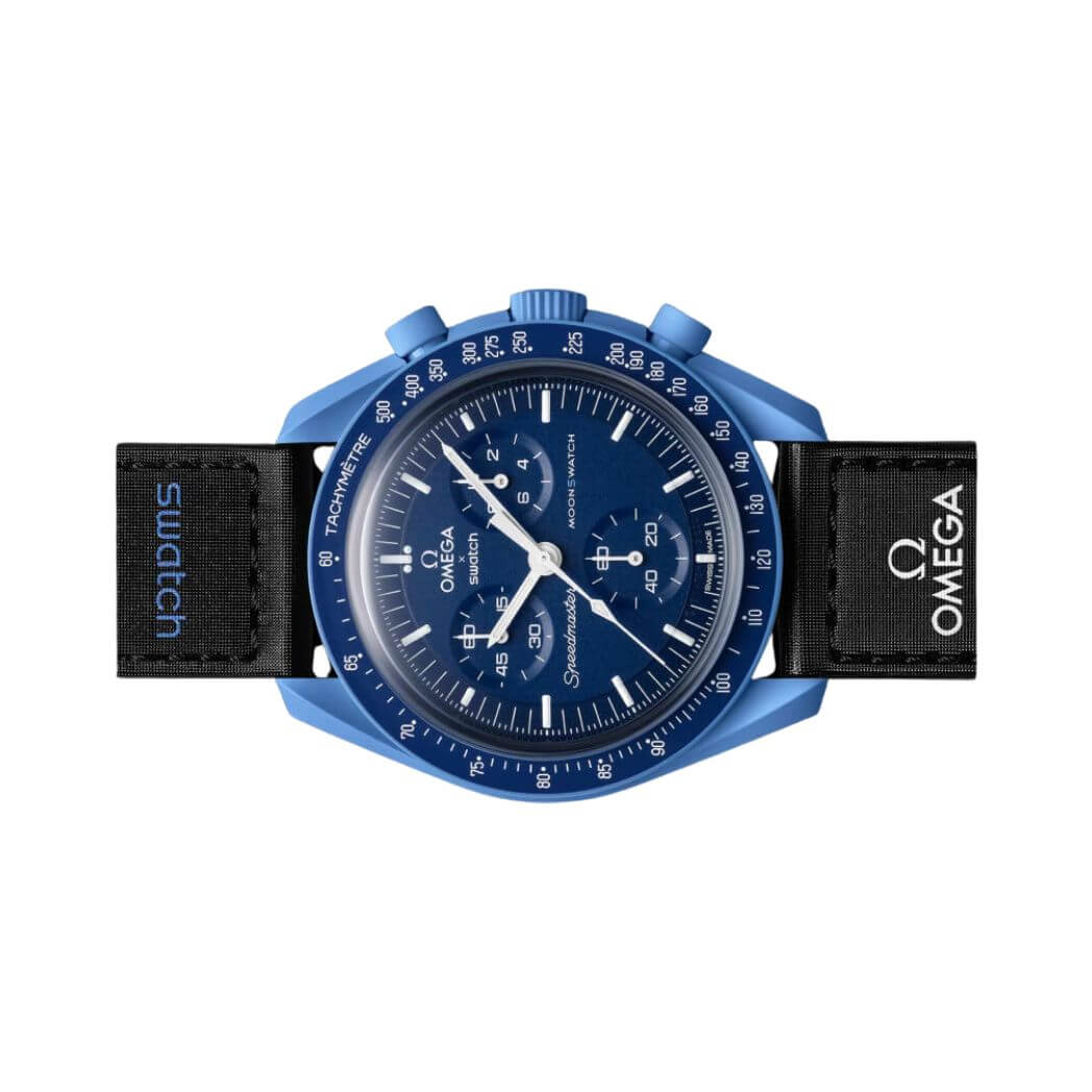 Omega X Swatch Mission To Neptune So33N100 Moonswatch Blue