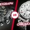 chronograph vs chronometer watches