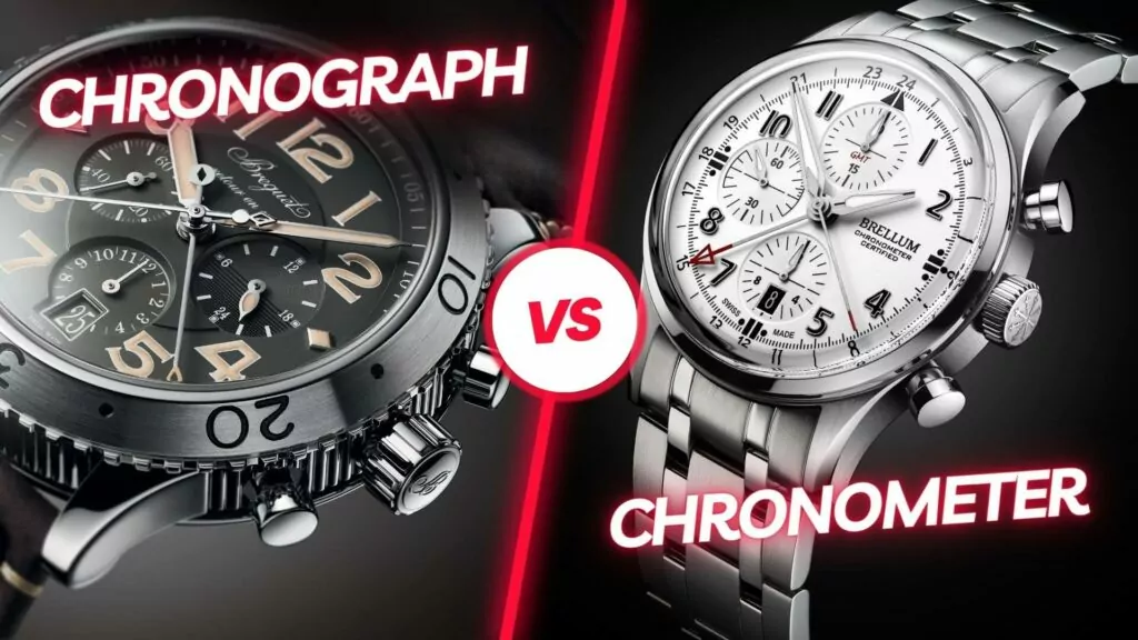 chronograph vs chronometer watches